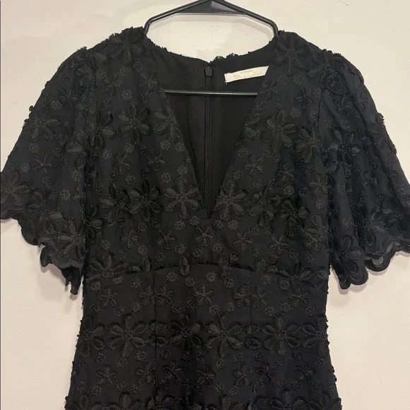 La Maison Talulah Limousine Black Floral Embroidery Dress - Picture 2 of 10